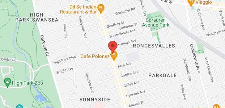 map of 217 RONCESVALLES AVE